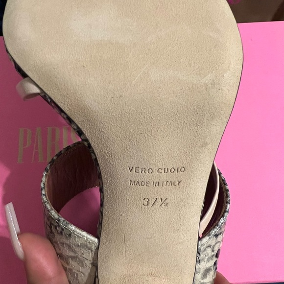 Paris Texas
Python Print Crossover Thong Sandals - Picture 8 of 9